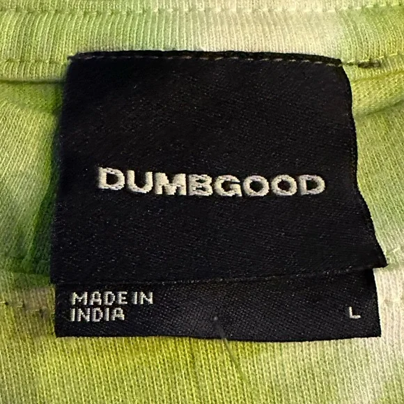 Tie-Dye Graphic Tee - Green and Orange - Picture 8 of 12